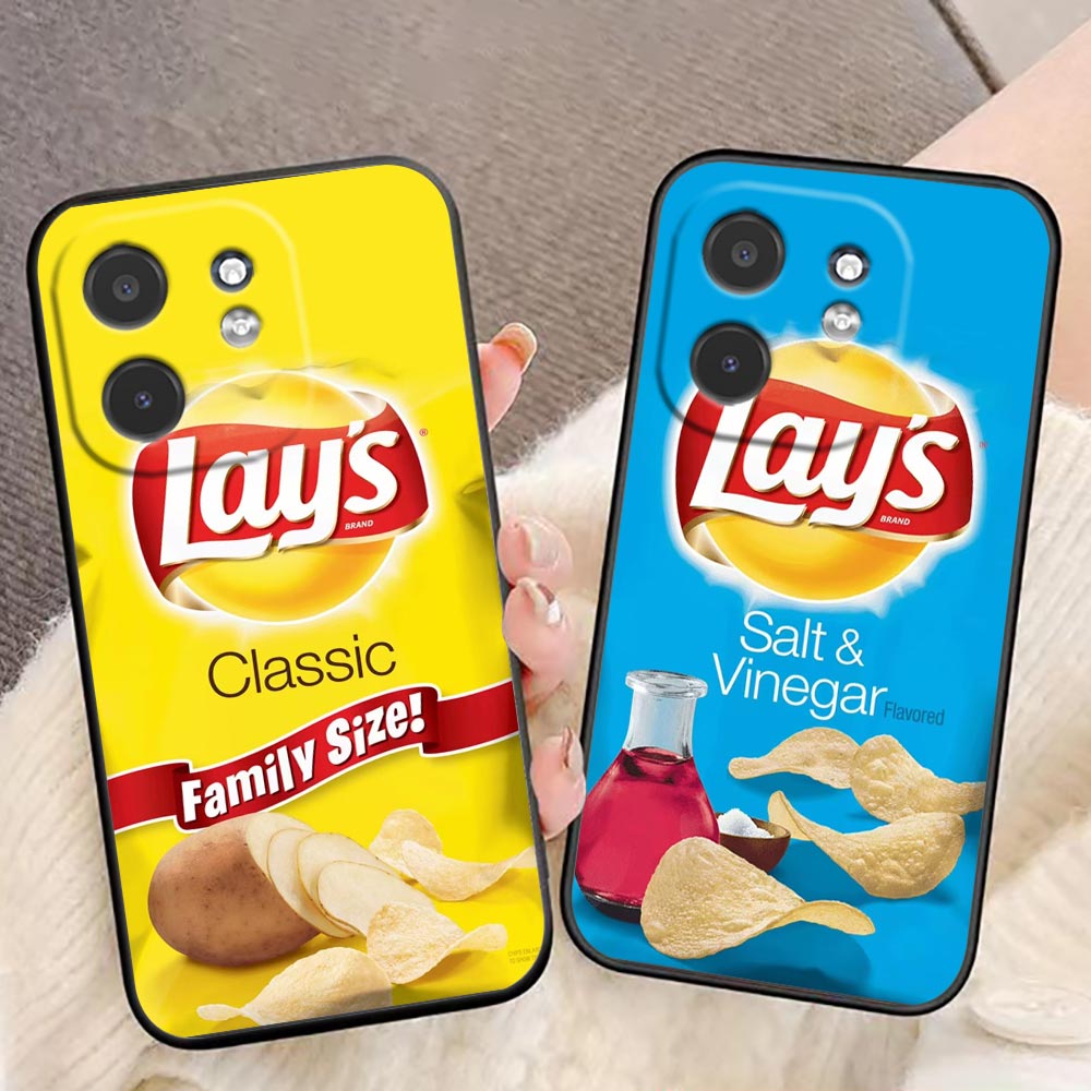 Food Snacks Logos - Etui na telefon z motywem ziemniaków