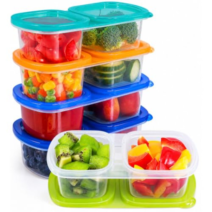 Food Prep Snacks - 5-pak Pojemników na Przekąski Wielokrotnego Użytku