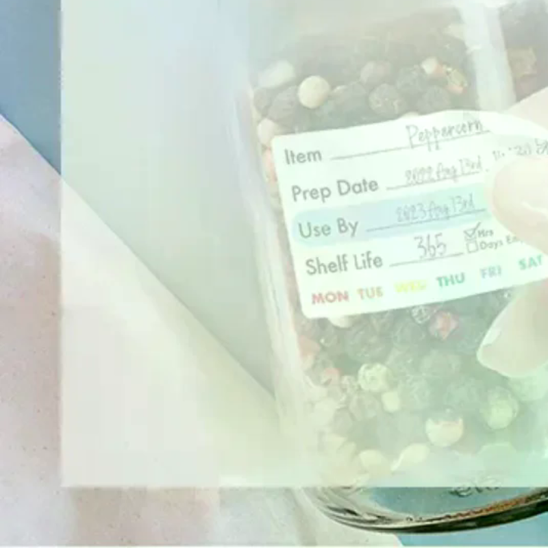 Food Snacks Label - Naklejki kuchenne na żywność, etykiety, naklejki