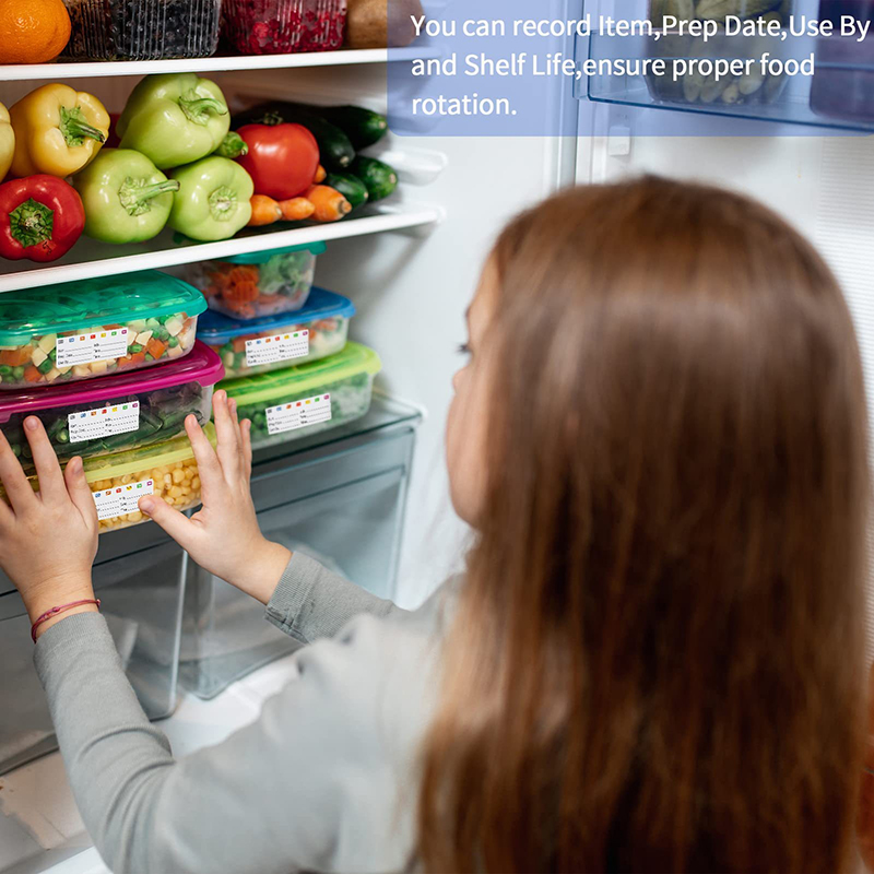 300 sztuk/rolka Naklejki kuche – Food Snacks Label recenzja i cena