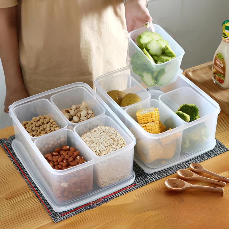Pojemnik na żywność 4 w 1 do l – Food Prep Snacks recenzja i cena