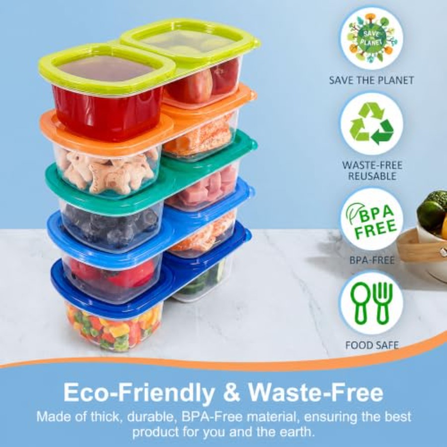 5-pak Pojemników na Przekąski  – Food Prep Snacks recenzja i cena