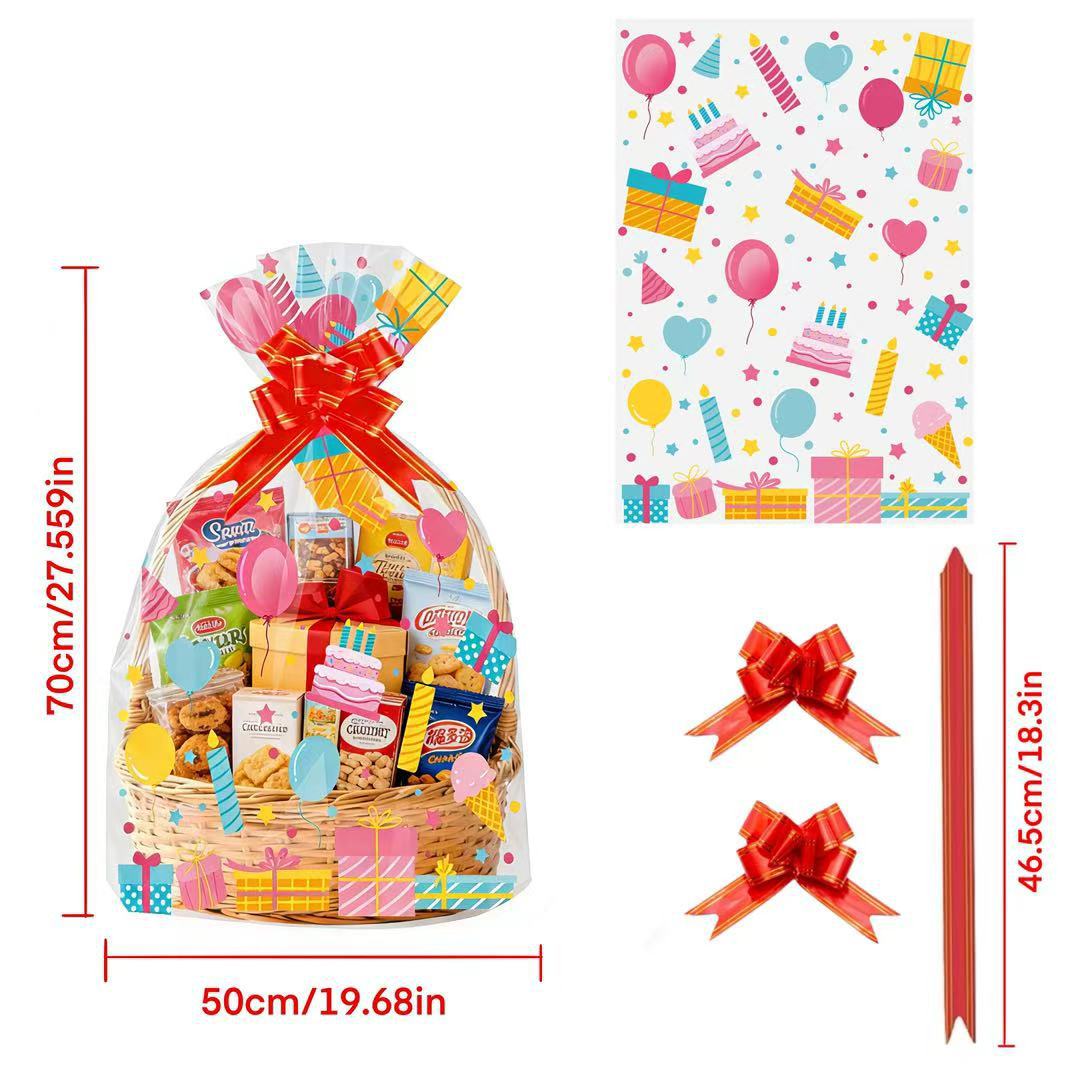 20 szt. Przezroczyste torby na – Food Snacks Hamper recenzja i cena