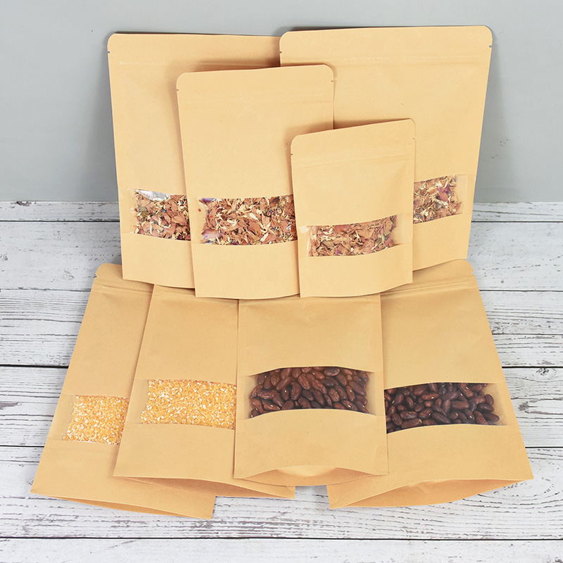 20/50szt Kraft Paper Zip Lock  – Food Snacks Party recenzja i cena