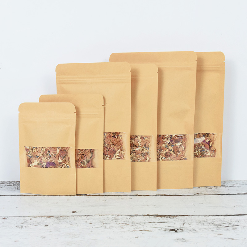 20/50szt Kraft Paper Zip Lock  – Food Snacks Party recenzja i cena