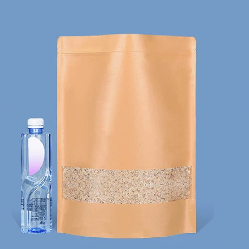 50 torebek z papieru kraft, sa – Food Snacks Logos recenzja i cena