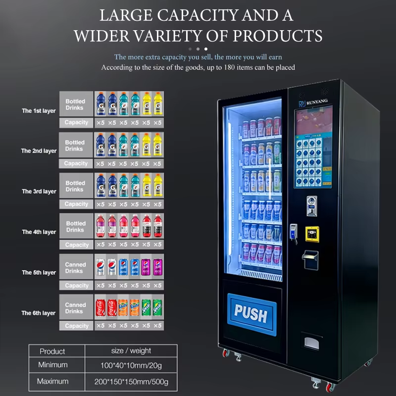 Automat do sprzedaży przekąsek – Food Snacks Logos recenzja i cena